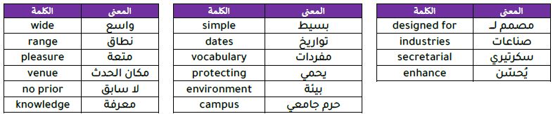 vocabulary